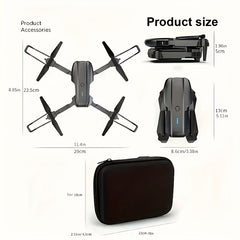 New E99 K3 Professional RC Drone, Dual Camera Double Folding RC Height Hold Remote Control Toy, Holiday Gift Indoor And Outdoor Cheap Drone Aircraft