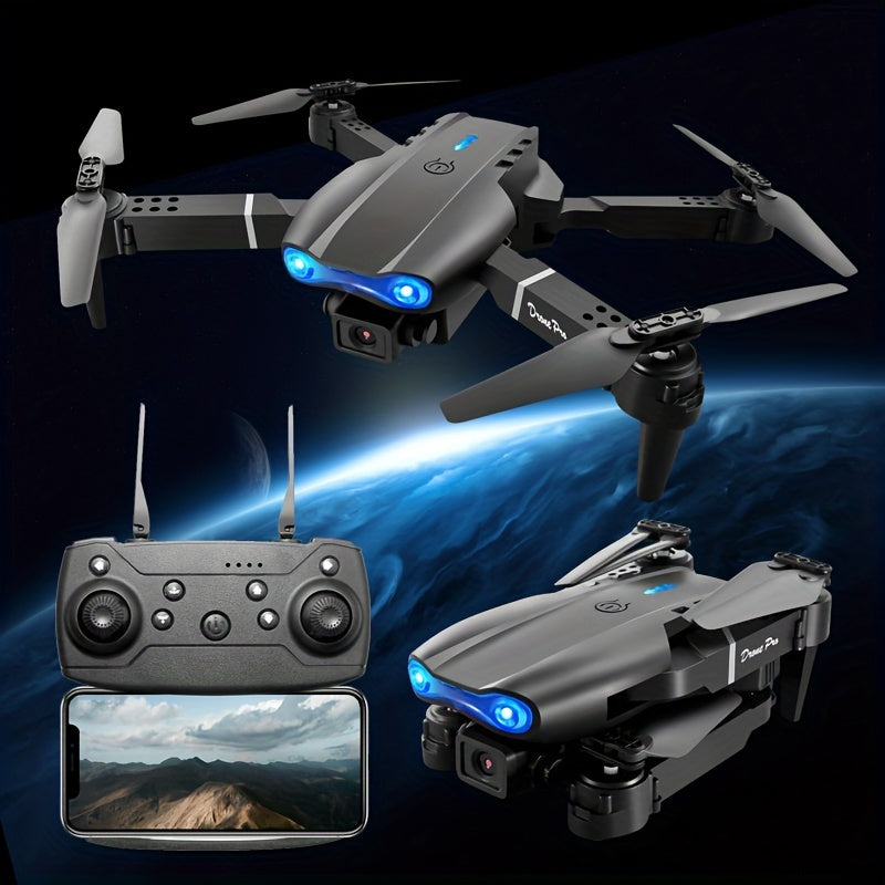 Foldable E99 Drone with Camera - Remote Control RC Drone for Beginners - Indoor and Outdoor UAV - Affordable Gift for Men - Perfect for Christmas, Halloween, Thanksgiving